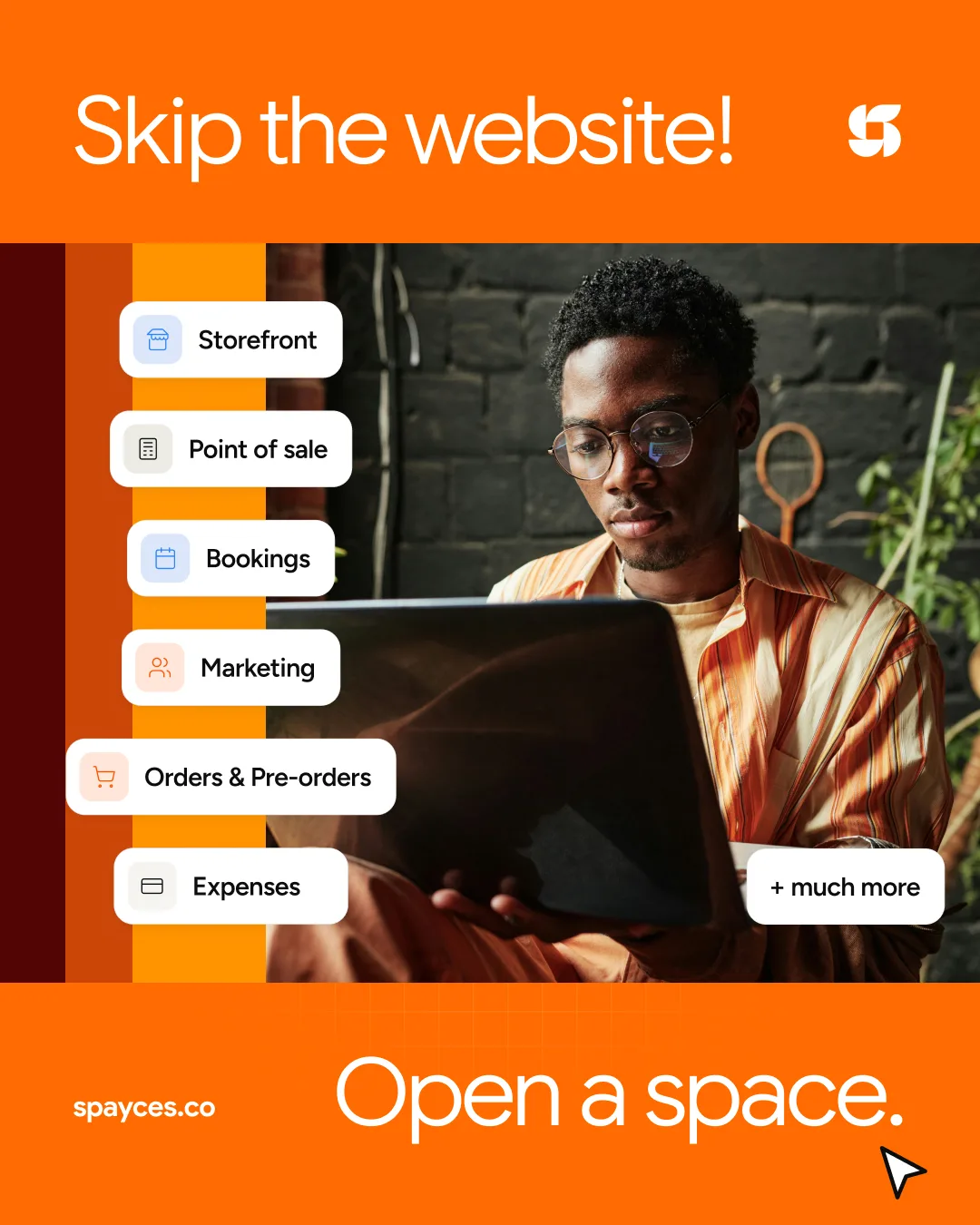 Your Whole Business. One App. Here’s Spayces.