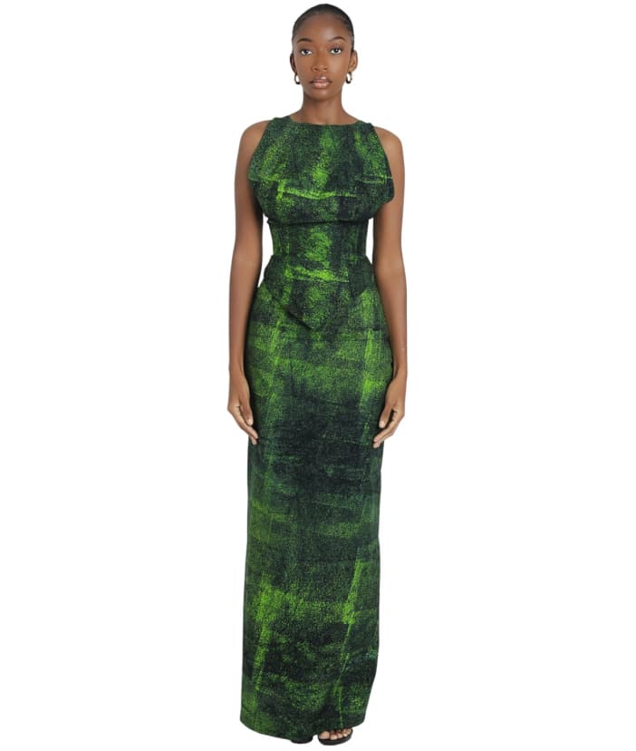 Champagne Cocktail Dress (Size 8)