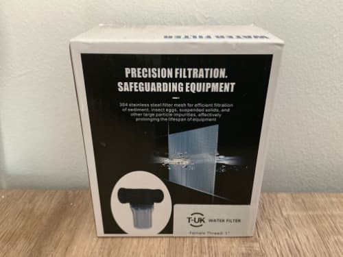 1” WATER FILTER (Black + Transparent)