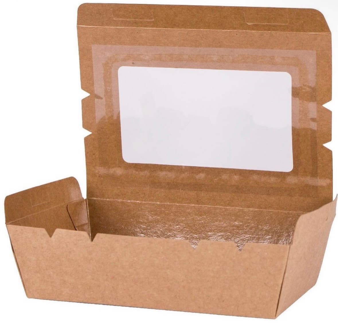 500ml Kraft - with window