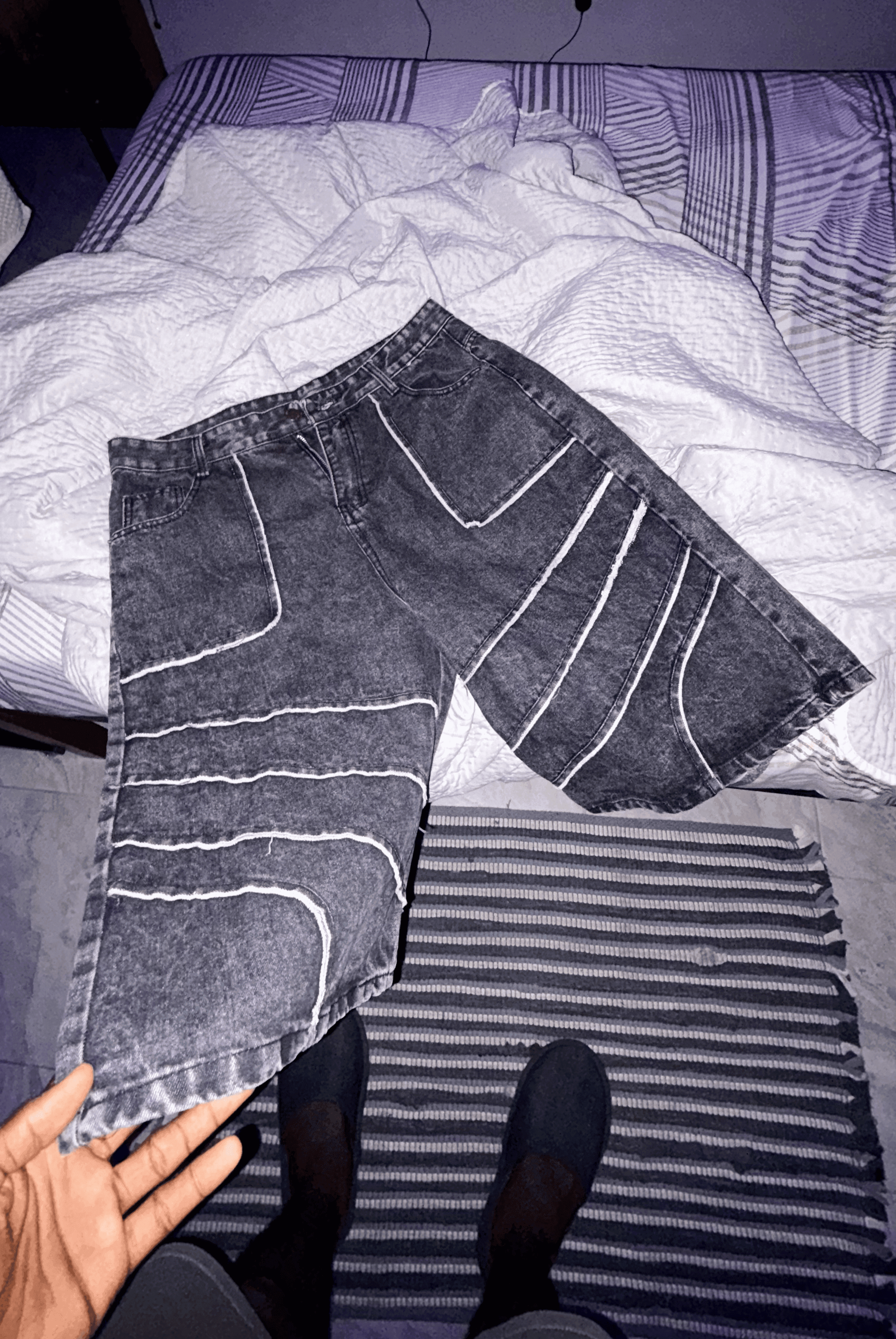 Baggy Jean  Jorts